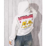 《デイジー×バックロゴ》裏起毛 ジップパーカー バックデザイン | GORGE  | 詳細画像7 