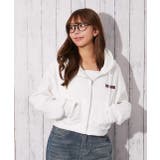 《デイジー×バックロゴ》裏起毛 ジップパーカー バックデザイン | GORGE  | 詳細画像9 