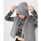 《ふわもこ×キュートな耳付き》クマミミニット帽 秋冬 防寒 可愛いデザイン☆ | GORGE  | 詳細画像1 