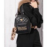 ブラウン | 《ハートモチーフ×レオパードチャーム》キルティングミニリュック | GORGE