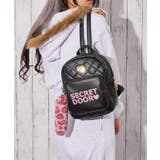 《ハートモチーフ×レオパードチャーム》キルティングミニリュック | GORGE | 詳細画像1