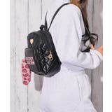 《ハートモチーフ×レオパードチャーム》キルティングミニリュック | GORGE | 詳細画像2