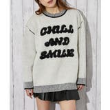 《ロゴサガラ×バイカラーデザイン》レディース ニットプルオーバー 秋冬 | GORGE  | 詳細画像9 