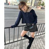 《ケーブル編み×ファーフード》ハーフZIPニットプルオーバー/秋冬 | GORGE | 詳細画像3