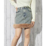 《ファー裾デザイン》レディース デニムミニスカート 秋冬 | GORGE | 詳細画像5