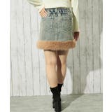 《ファー裾デザイン》レディース デニムミニスカート 秋冬 | GORGE | 詳細画像8