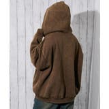 《ケミカルウォッシュ×立体ロゴ》レディース 裏起毛 ジップパーカー | GORGE  | 詳細画像10 