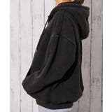 《ケミカルウォッシュ×立体ロゴ》レディース 裏起毛 ジップパーカー | GORGE  | 詳細画像6 