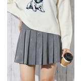 チャコール | 《ラメ入り×インパン付き》レディース プリーツミニスカート キラキラデザイン | GORGE