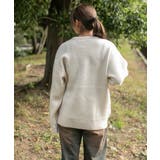 《立体ニット帽×ブルドッグ》レディース ジャカード ニットプルオーバー | GORGE | 詳細画像4