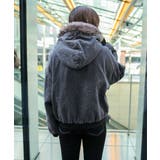 《ファーフード×裏地中綿キルト》冬映えショート丈アウター | GORGE | 詳細画像12