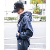 裏起毛 ジップパーカー バックシルエット可愛く | GORGE | 詳細画像3