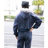 裏起毛 ジップパーカー バックシルエット可愛く | GORGE | 詳細画像4