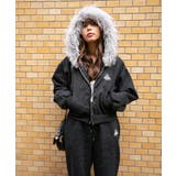 裏起毛 ジップパーカー バックシルエット可愛く | GORGE | 詳細画像5