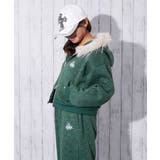 裏起毛 ジップパーカー バックシルエット可愛く | GORGE | 詳細画像10