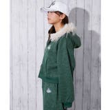 裏起毛 ジップパーカー バックシルエット可愛く | GORGE | 詳細画像11