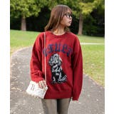 《ＢＩＧ ＤＯＧジャカード》レディース ニットプルオーバー 主役デザイン 秋冬 | GORGE  | 詳細画像7 