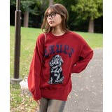 レッド | 《ＢＩＧ ＤＯＧジャカード》レディース ニットプルオーバー 主役デザイン 秋冬 | GORGE 