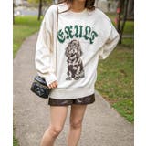 《ＢＩＧ ＤＯＧジャカード》レディース ニットプルオーバー 主役デザイン 秋冬 | GORGE  | 詳細画像1 