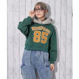 《ファーフード×ツイル貼付けロゴ》ショート丈裏起毛パーカー 秋冬◎ | GORGE | 詳細画像9