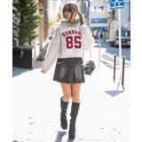 《ファーフード×ツイル貼付けロゴ》ショート丈裏起毛パーカー 秋冬◎ | GORGE | 詳細画像1