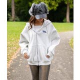 レディース 裏起毛 ジップパーカー | GORGE | 詳細画像7