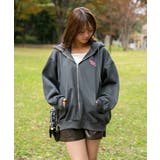 レディース 裏起毛 ジップパーカー | GORGE | 詳細画像1