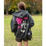 レディース 裏起毛 ジップパーカー | GORGE | 詳細画像3