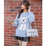 《ふわモコ質感×メガネわんこ柄》大人可愛い遊び心ニット シュナウザー | GORGE | 詳細画像10