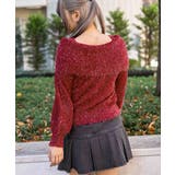 《ふわシャギー×ラメ混》ワイドネックリボンニットトップス 冬◎ | GORGE | 詳細画像8