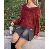 《ふわシャギー×ラメ混》ワイドネックリボンニットトップス 冬◎ | GORGE | 詳細画像9