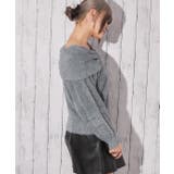 《ふわシャギー×ラメ混》ワイドネックリボンニットトップス 冬◎ | GORGE | 詳細画像12