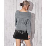 《ふわシャギー×ラメ混》ワイドネックリボンニットトップス 冬◎ | GORGE | 詳細画像13