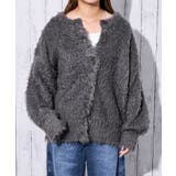 レディース クルーネック ニットカーディガン | GORGE | 詳細画像1