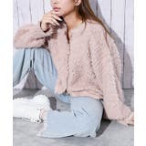 ピンク | レディース クルーネック ニットカーディガン | GORGE