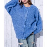 L/BL | レディース クルーネック ニットカーディガン | GORGE