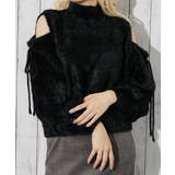 《肩あき×フェザーニット》レディース 長袖トップス ふわもこ フェミニン 秋冬 | GORGE  | 詳細画像5 