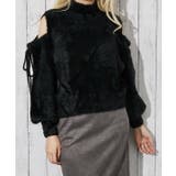《肩あき×フェザーニット》レディース 長袖トップス ふわもこ フェミニン 秋冬 | GORGE  | 詳細画像6 