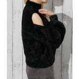 《肩あき×フェザーニット》レディース 長袖トップス ふわもこ フェミニン 秋冬 | GORGE  | 詳細画像7 