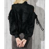 《肩あき×フェザーニット》レディース 長袖トップス ふわもこ フェミニン 秋冬 | GORGE  | 詳細画像8 