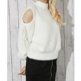 《肩あき×フェザーニット》レディース 長袖トップス ふわもこ フェミニン 秋冬 | GORGE  | 詳細画像10 