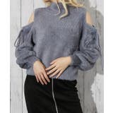 《肩あき×フェザーニット》レディース 長袖トップス ふわもこ フェミニン 秋冬 | GORGE  | 詳細画像14 