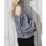 《肩あき×フェザーニット》レディース 長袖トップス ふわもこ フェミニン 秋冬 | GORGE  | 詳細画像15 