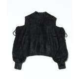 《肩あき×フェザーニット》レディース 長袖トップス ふわもこ フェミニン 秋冬 | GORGE  | 詳細画像22 