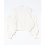 《肩あき×フェザーニット》レディース 長袖トップス ふわもこ フェミニン 秋冬 | GORGE  | 詳細画像23 