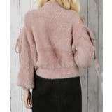 《肩あき×フェザーニット》レディース 長袖トップス ふわもこ フェミニン 秋冬 | GORGE  | 詳細画像4 