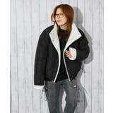 レディース ボア×中綿ブルゾン あったか防寒アウター | GORGE | 詳細画像1