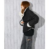 レディース ボア×中綿ブルゾン あったか防寒アウター | GORGE | 詳細画像2