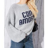 グレー | 《ふわもこロゴ映え 》レディース フェザーニット | GORGE 