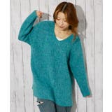 《バックリボン×ブークレ》レディース チュニックニット ふんわり長丈 秋冬 | GORGE  | 詳細画像14 